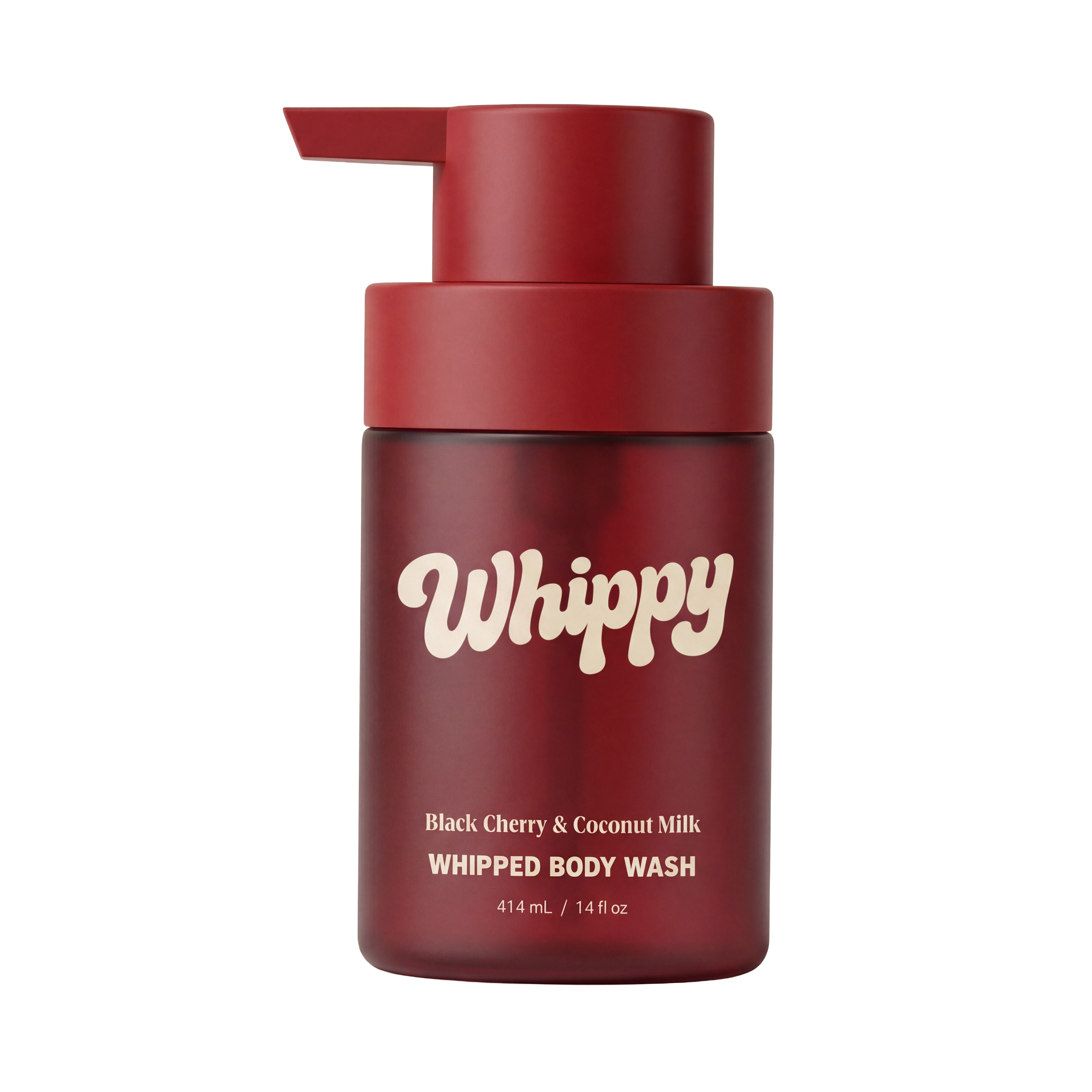 Whippy Black Cherry & Coconut Milk Whipped Body Wash, 14 fl oz pump bottle