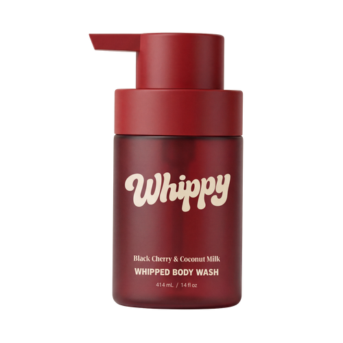 Whippy Black Cherry & Coconut Milk Whipped Body Wash, 14 fl oz pump bottle