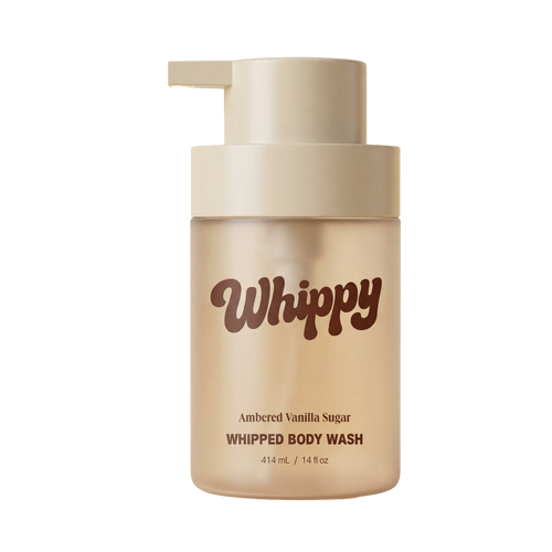 Whippy Ambered Vanilla Sugar Whipped Body Wash, 14 fl oz pump bottle
